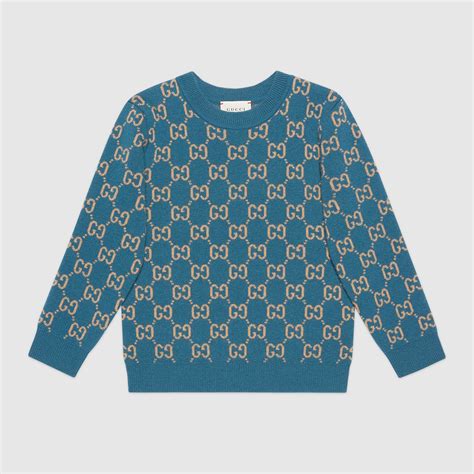 maglietta con paillettes reversibili gucci|Gucci Maglione in jacquard e lana bouclé GG.